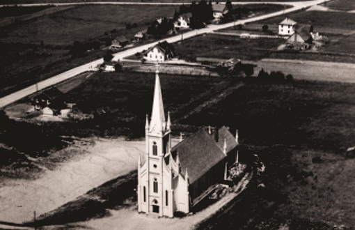 Vue aérienne ancienne